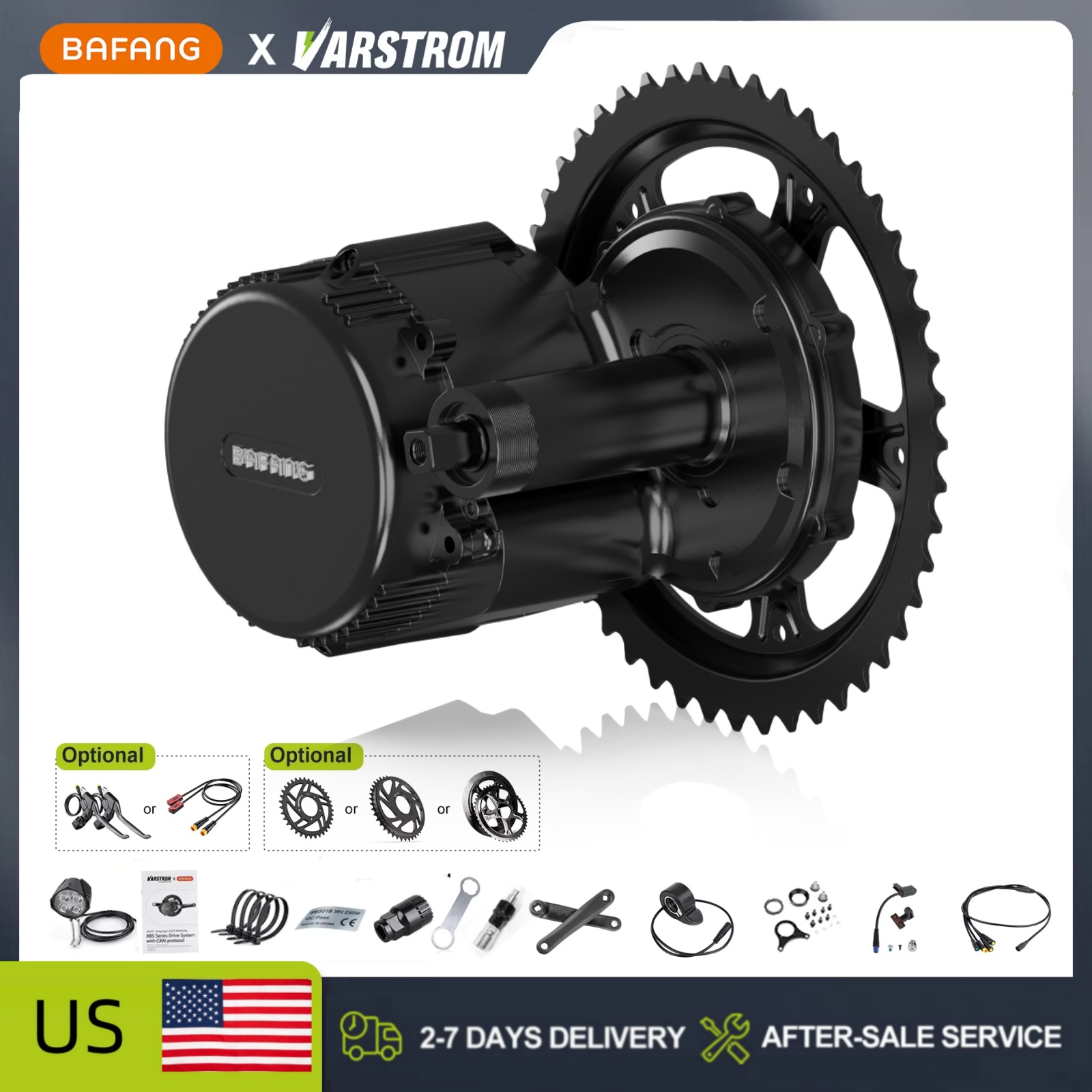 Комплект среднего привода BAFA – обзор и цена Bafang Bbs02B 48V 750W Mid Drive Kit
