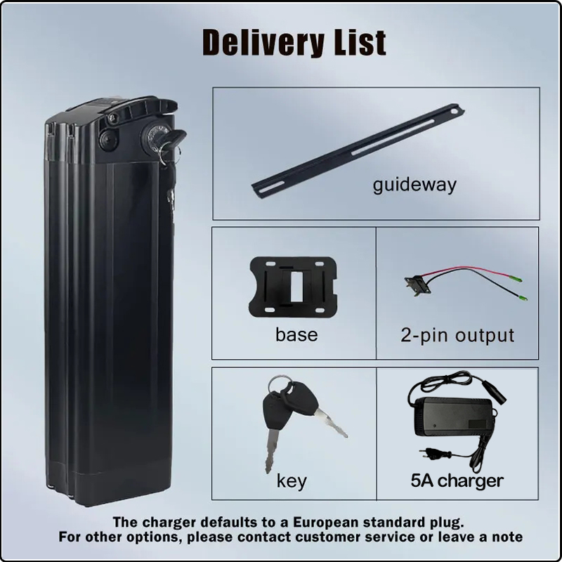Литиевая батарея Silver Fish д – обзор и цена Electric Bicycle Battery 72V 30Ah